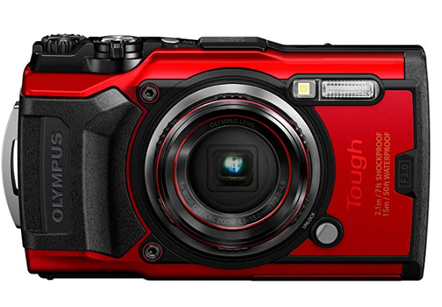 Olympus Tough TG-6 Waterproof Camera, Red